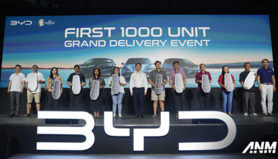 BYD Lakukan Serah Terima Simbolik 1000 Unit Pertamanya di Indonesia! BYD Lakukan Serah Terima Simbolik 1000 Unit Pertamanya di Indonesia!