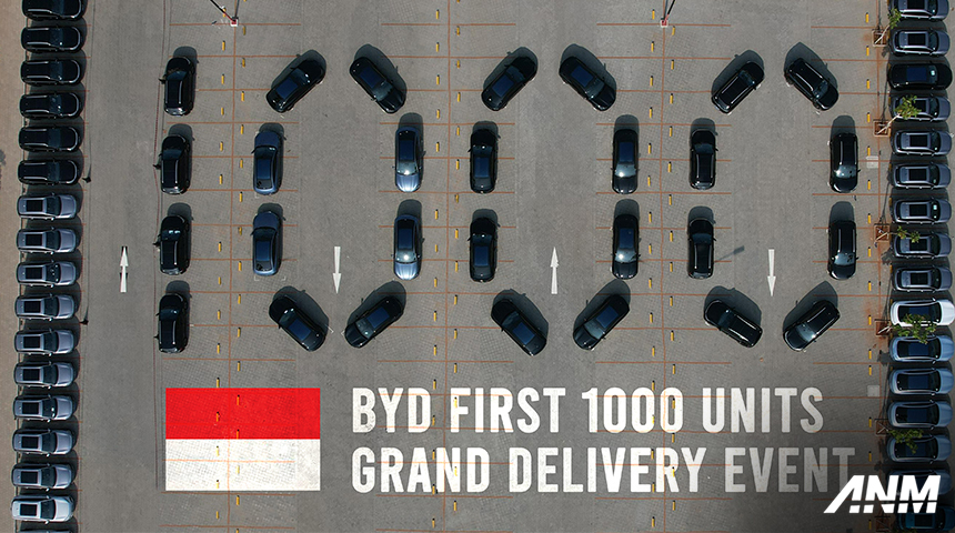 Berita, byd-handover-3: BYD Lakukan Serah Terima Simbolik 1000 Unit Pertamanya di Indonesia!