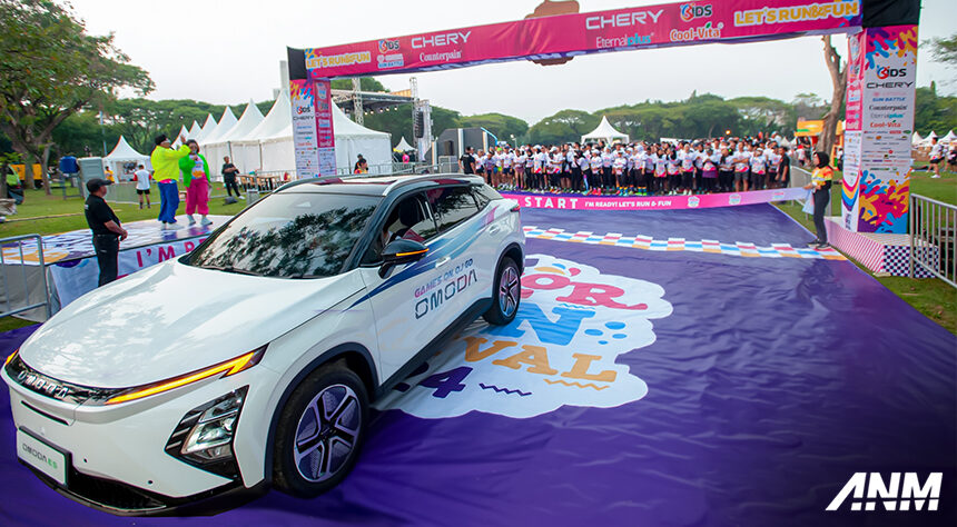 Chery Omoda E5 Jadi Official Car Jakarta Color Run 2024! Chery Omoda E5 Jadi Official Car Jakarta Color Run 2024!