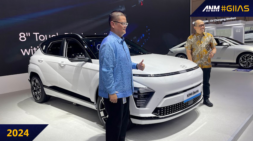 Berita, hyundai-kona-handover: GIIAS 2024: Hyundai Lakukan Seremonial Serah Terima unit All New Kona Electric