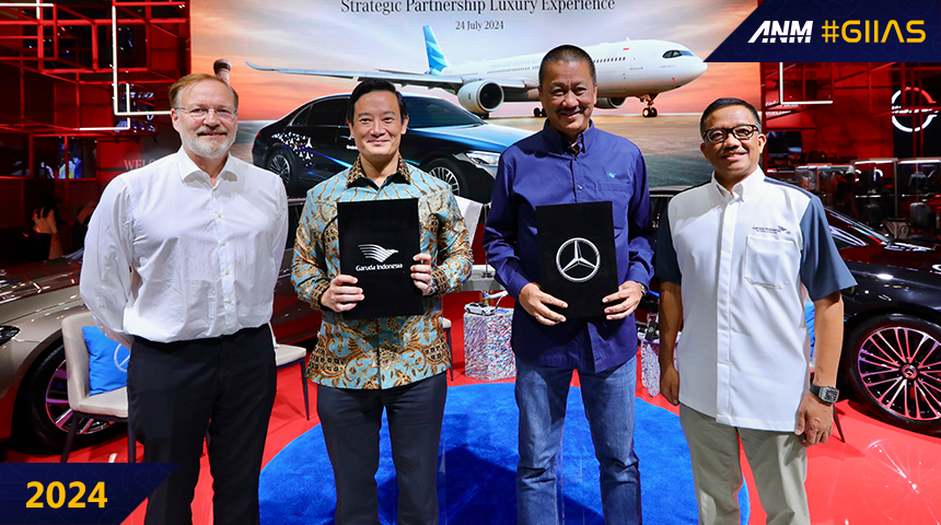 Berita, mercedes-garuda-1: GIIAS 2024: Mercedes-Benz dan Garuda Indonesia Perkenalkan Luxury Experience