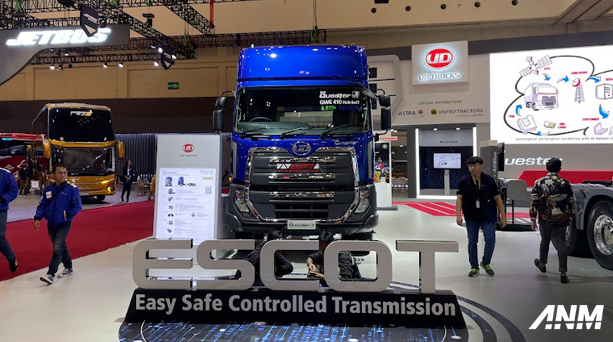 Berita, ud-trucks-escot-3: GIIAS 2024 : UD Trucks Luncurkan Quester dengan ESCOT, Bertransmisi AMT!