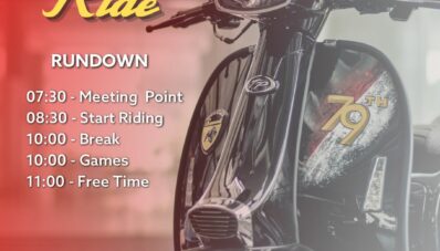 Rayakan Hari Kemerdekaan, Scomadi Undang Para Riders Ramaikan Independence Ride