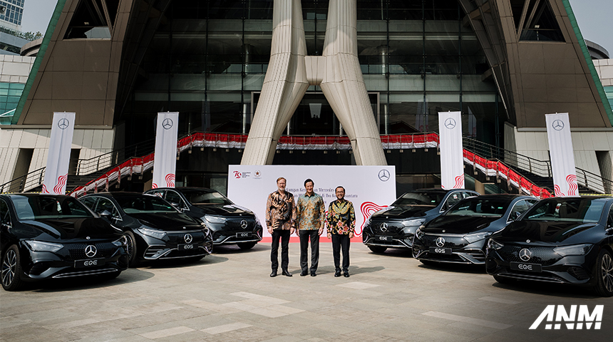 Berita, mercedes-benz-ikn-2: Mercedes-Benz Kirimkan EQ-Series untuk Mobilitas HUT RI ke-79 di IKN