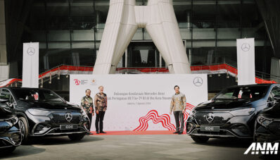 Mercedes-Benz Kirimkan EQ-Series untuk Mobilitas HUT RI ke-79 di IKN