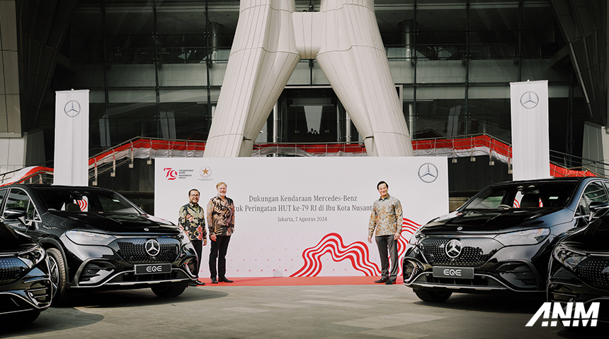 Berita, mercedes-benz-ikn: Mercedes-Benz Kirimkan EQ-Series untuk Mobilitas HUT RI ke-79 di IKN