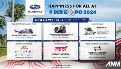 Subaru Hadir dalam BCA Expo di 11 Kota Secara Hampir Serentak!