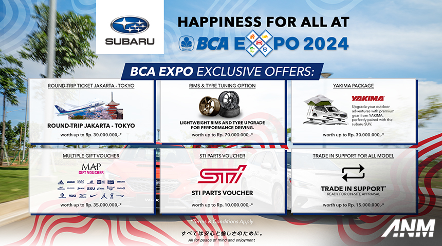 Berita, program-subaru-bca-expo: Subaru Hadir dalam BCA Expo di 11 Kota Secara Hampir Serentak!