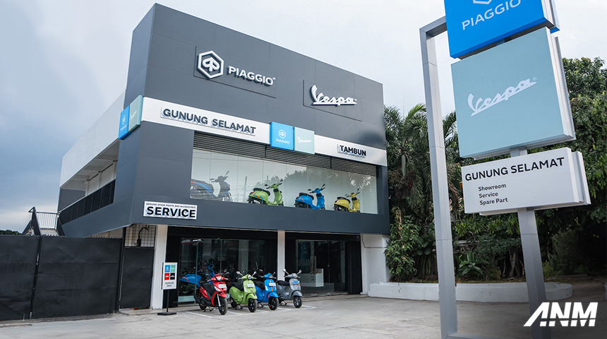 Berita, vespa-tambun-3: Piaggio Perluas Jaringan Dealer Motoplex ke Bekasi, Apa Saja Fasilitasnya?