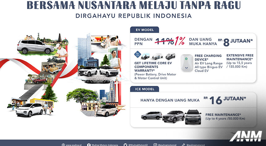 Rayakan HUT RI ke-79, Wuling Hadirkan Beragam Promo Spesial Rayakan HUT RI ke-79, Wuling Hadirkan Beragam Promo Spesial