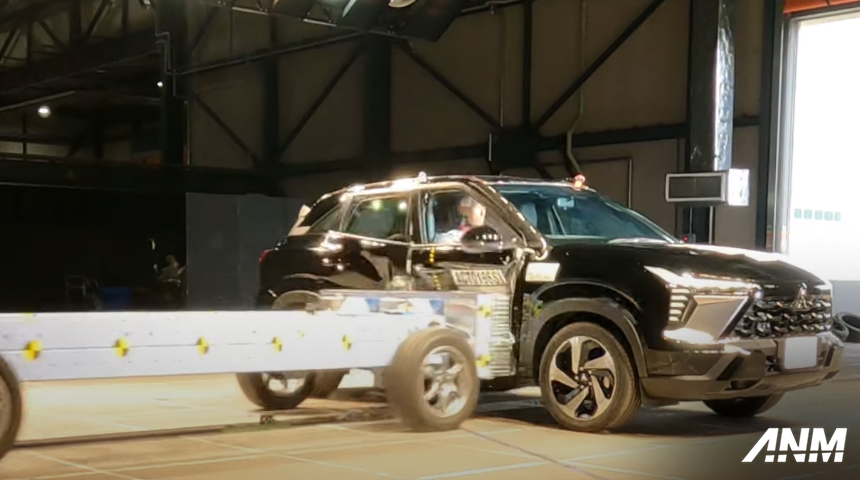 Berita, xforce-ncap-2: Mitsubishi XForce Berhasil Raih Bintang 5 dari ASEAN NCAP