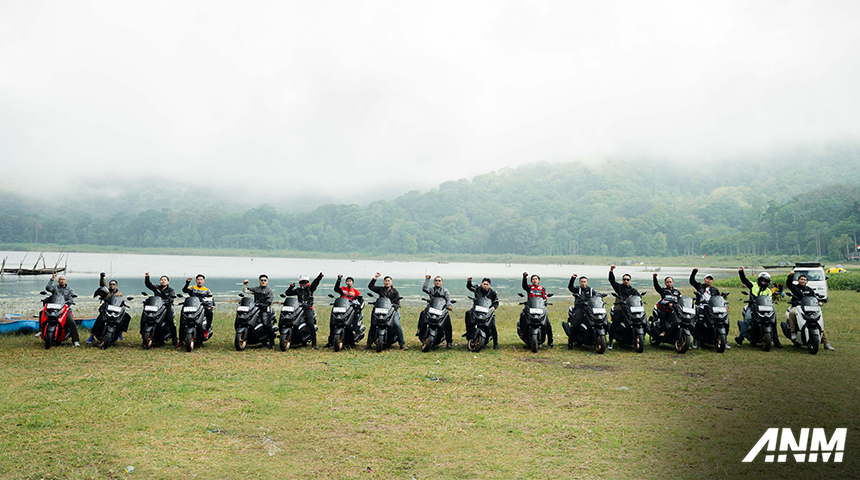 Berita, yamaha-tour-bumi-nusantara-2: Masuki Etape Keempat, Yamaha NMax “Turbo” Taklukan Rute Bali – Lombok!