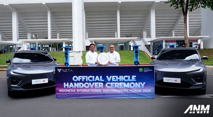 NETA X Siap Mengabdi Selama Indonesia Sustainability Forum 2024 NETA X Siap Mengabdi Selama Indonesia Sustainability Forum 2024