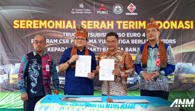KTB Donasikan Fuso Canter Euro 4 Untuk SMK Bhakti Bangsa Banjarbaru 