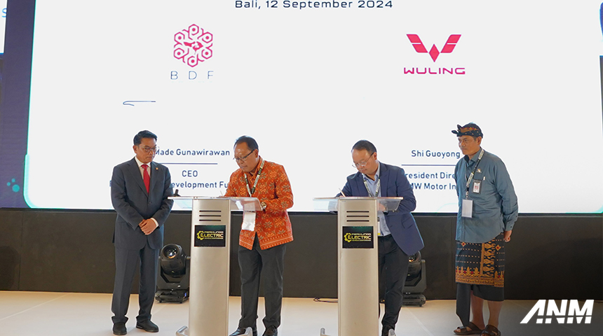 Berita, wuling-mou-bali: Wuling Tekan MOU Untuk Pengembangan EV di Bali