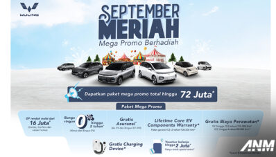 Wuling Hadirkan promo”September Meriah” dengan Berbagai Penawaran Menarik