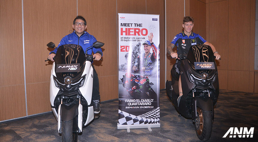 Yamaha Hadirkan Meet & Greet dengan Fabio Quartararo, Diajak Keliling Kota Naik XMax! Yamaha Hadirkan Meet & Greet dengan Fabio Quartararo, Diajak Keliling Kota Naik XMax!