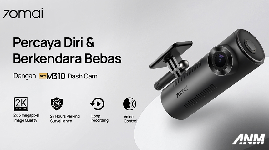 Aftermarket, 70mai-1: 70mai Luncurkan Dashcam M310, Canggih dan Terjangkau!