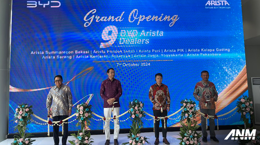 Berita, byd-arista-2: Perkuat Jaringan, Arista Resmikan 9 Dealer BYD Secara Serentak!