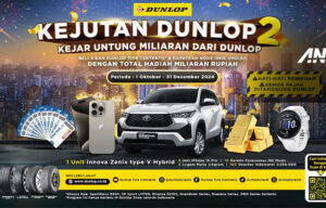 Beli 2 Ban Baru Dunlop, Bisa Dapat Toyota Innova Zenix!