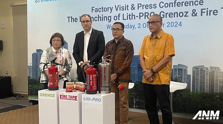 Aftermarket, indolok: Indolok Luncurkan Gunnebo Fire Extinguisher Lith-PRO, Cocok Untuk EV!