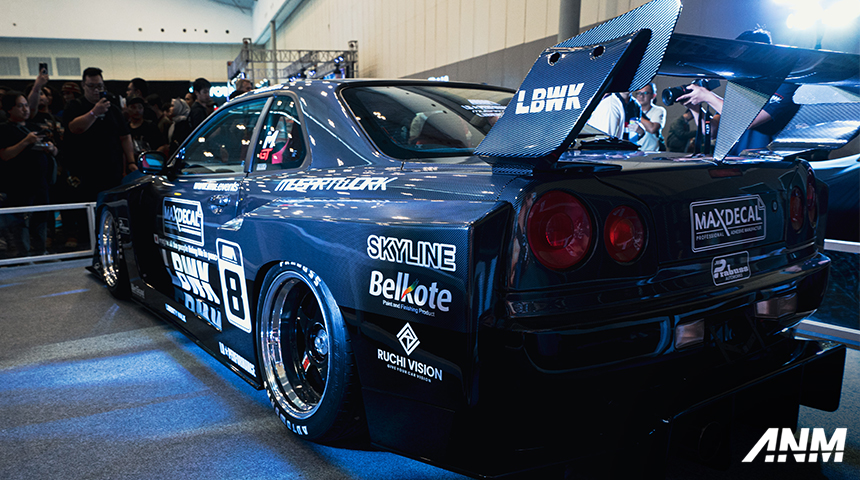 Berita, lbwk-imx-3: Nissan Skyline R34 Super Silhouette LBWK dan Versi Diecastnya Debut di IMX 2024