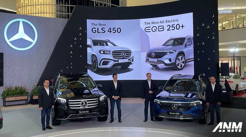 Berita, merc-eqb-gls: Mercedes Benz Luncurkan Versi Facelift dari GLS dan EQB di Star Expo 2024