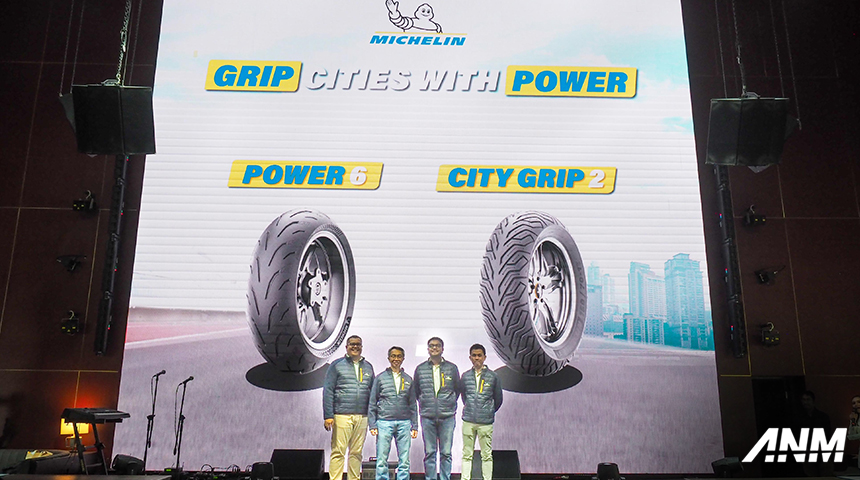 Aftermarket, michelin-motor-tyre-1: Michelin Luncurkan 2 Ban Motor Sekaligus, Power 6 dan City Grip 2 