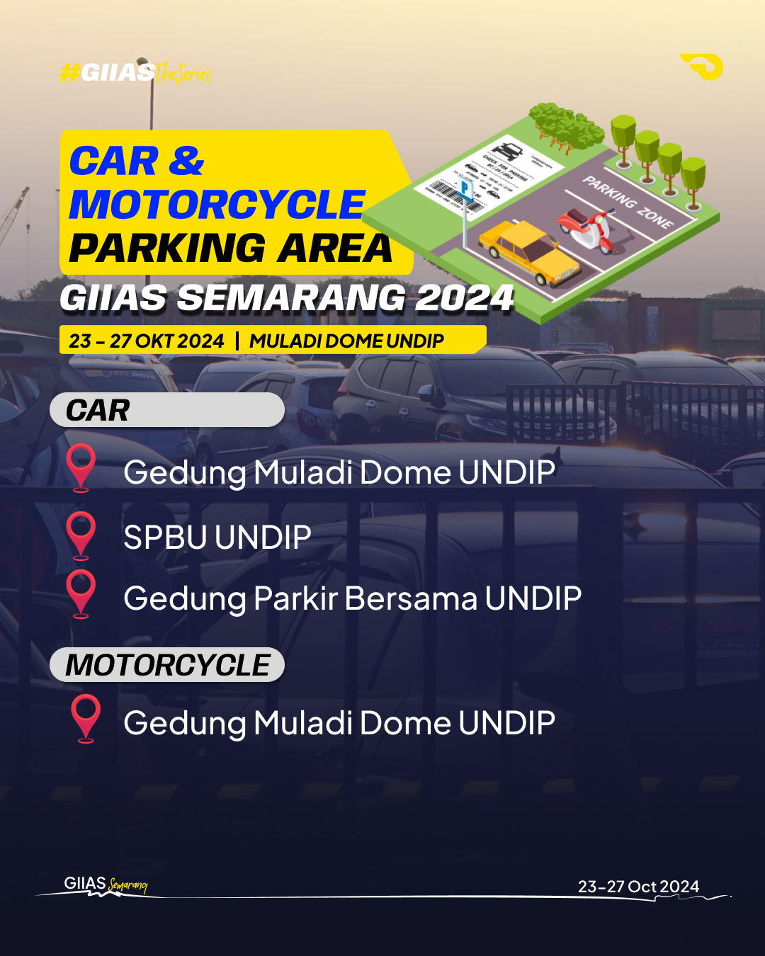 Berita, unnamed (2): Mau ke GIIAS Semarang? Ini Daftar Lokasi Parkirnya!