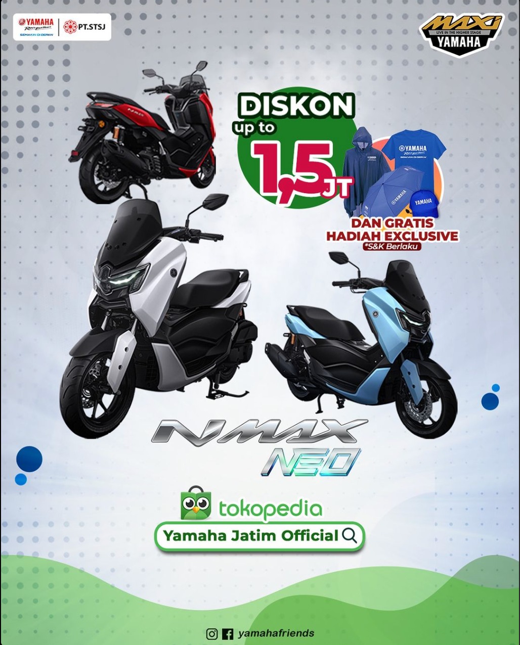 Berita, yamaha promo: Yamaha STSJ Ada Promo Akhir Bulan di Tokopedia, Diskon Hingga 1,5 Juta! 