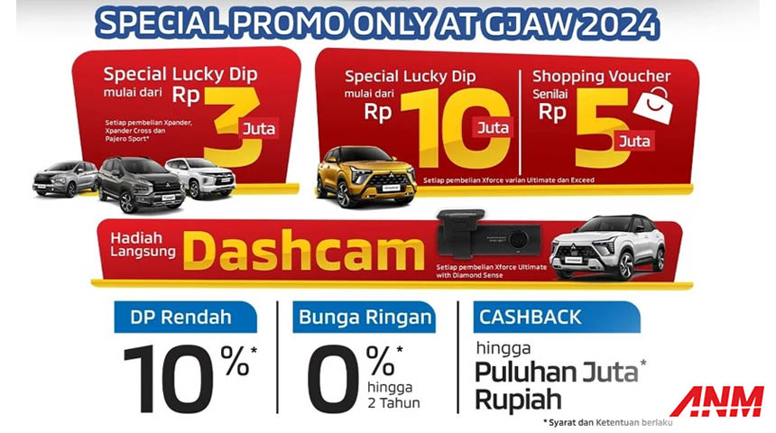 Berita, Promo Mitsubishi GJAW: GJAW 2024 : Mitsubishi Tebar Promo, Buktikan Dedikasi 55 Tahun di Indonesia