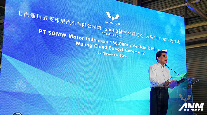 Berita, SGMW Wuling Indonesia Yang chunting: Wuling Cloud Mulai Diekspor, Total Produksi Tembus 160 Ribu Unit!