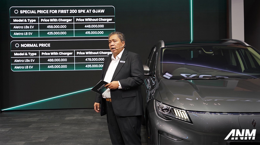 Aletra, aletra-3: GJAW 2024: Aletra Resmi Luncurkan L8 EV, Harga Mulai Rp 400 jutaan!