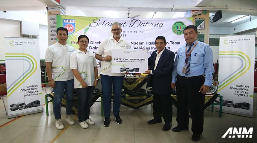 Berita, dcvi-care: Daimler Truck Cares: DCVI Donasikan Spare Parts Untuk Praktek Siswa SMK