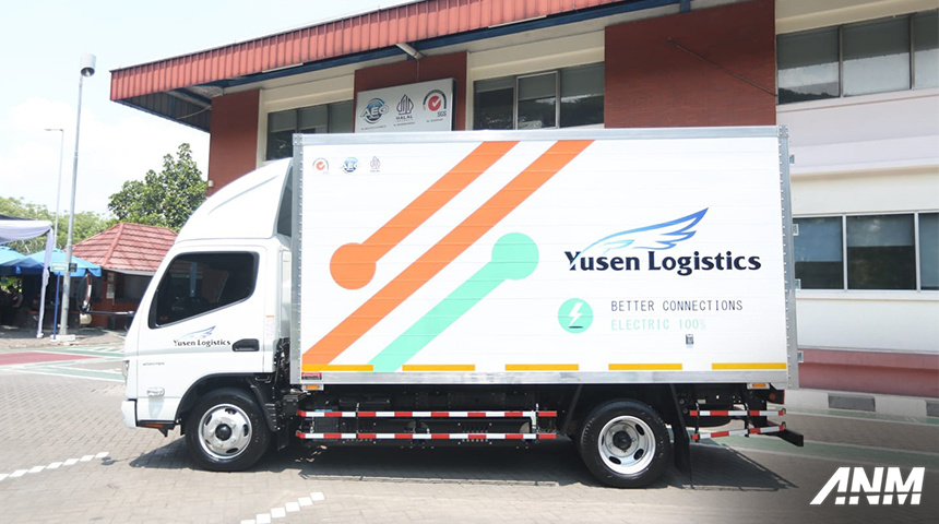 Berita, ecanter-yusen-2: Pertama di Indonesia, Fuso eCanter Jadi Armada Distribusi PT Yusen Logistics Indonesia