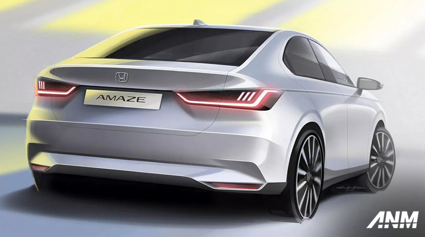 Berita, honda-amaze-1: Teaser Sketch Concept Honda Amaze Terkuak! Mirip Honda City Sedan