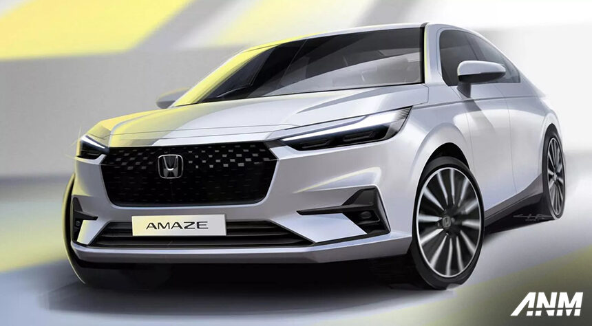 Teaser Sketch Concept Honda Amaze Terkuak! Mirip Honda City Sedan Teaser Sketch Concept Honda Amaze Terkuak! Mirip Honda City Sedan