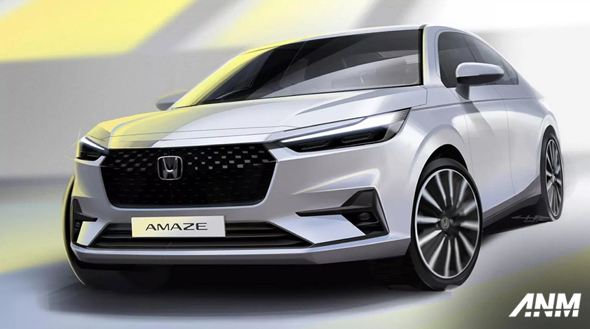 Berita, honda-amaze-2: Teaser Sketch Concept Honda Amaze Terkuak! Mirip Honda City Sedan