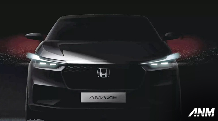 Berita, honda-amaze: Teaser Sketch Concept Honda Amaze Terkuak! Mirip Honda City Sedan