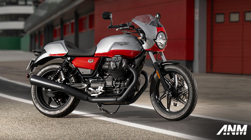 Berita, moto-guzzi-v7: Moto Guzzi V7 Stone Corsa Special Edition Resmi Meluncur di Indonesia