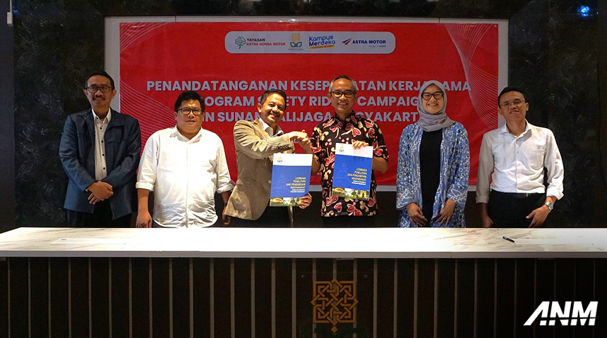 Berita, ahm-safety-campaign-3: Gandeng Mahasiswa, Yayasan AHM Siapkan Puluhan Agen Safety Riding