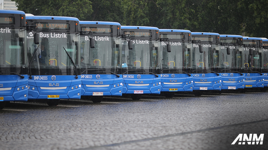 Berita, bus-listrik-sag: PT Sinar Armada Globalindo Dukung Transjakarta dengan 90 Bus Listrik High Deck