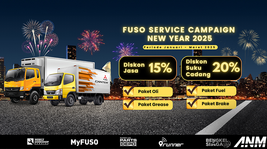 Berita, fuso-promo: Sambut Februari, Mitsubishi Fuso Ada Promo Spesial Untuk Maintenance