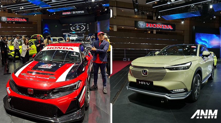 Berita, honda-iims-2025: IIMS 2025 : Honda Tampilkan Civic Type R Special Livery dan HR-V Modullo Edition