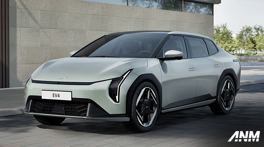 Berita, kia-ev4: Kia Perkenalkan EV4, Hatchback dan Sedan Listrik Pertama Kia!