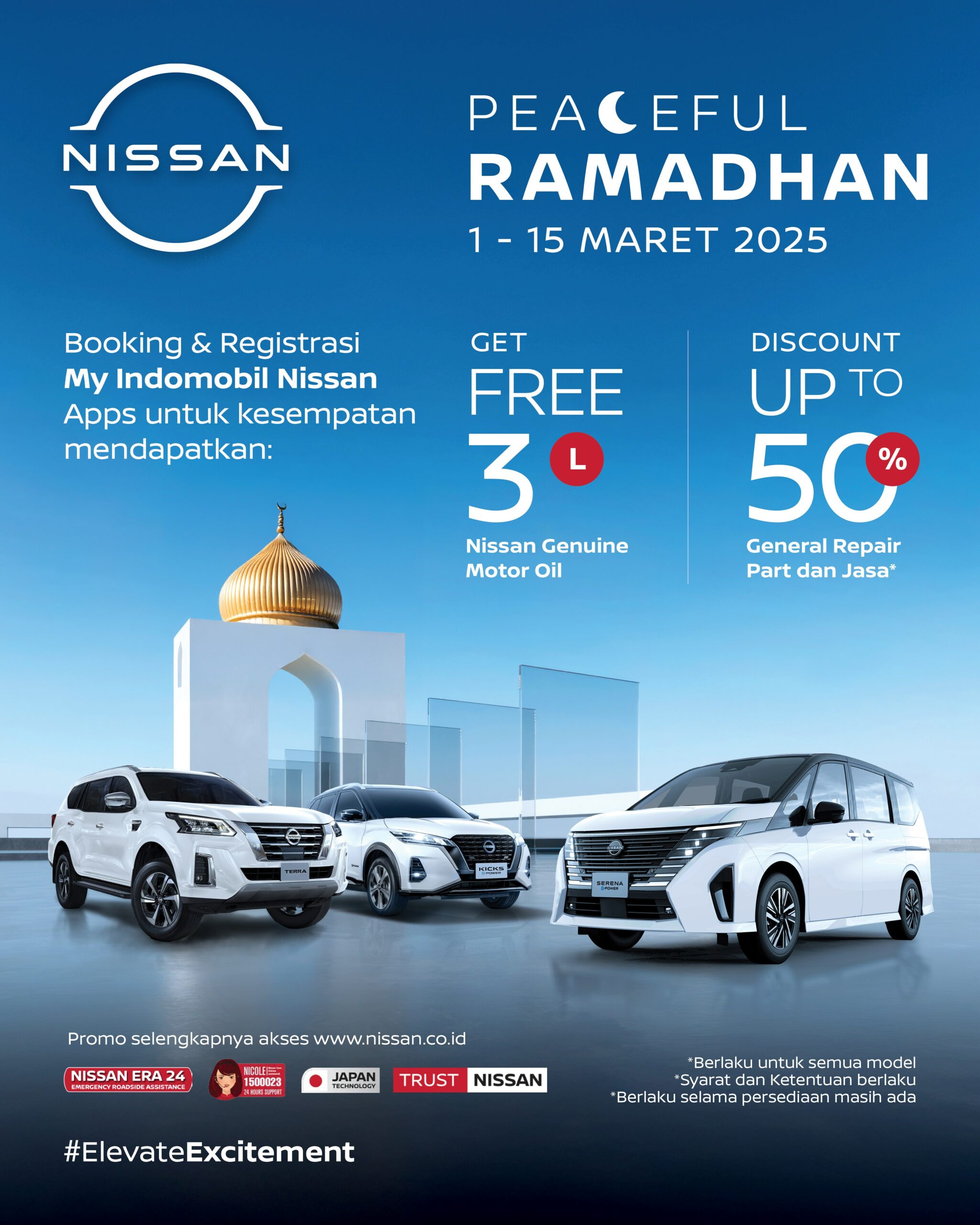 Berita, Nissan Service – Peaceful Ramadhan: Persiapan Mudik, Nissan Hadirkan Promo Servis Selama Ramadhan