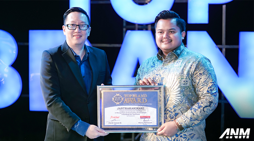 Aftermarket, jantra-kaki-kaki-1: Bukti Kepercayaan Konsumen, Jantra Kaki-kaki Berhasil Raih Top Brand Award