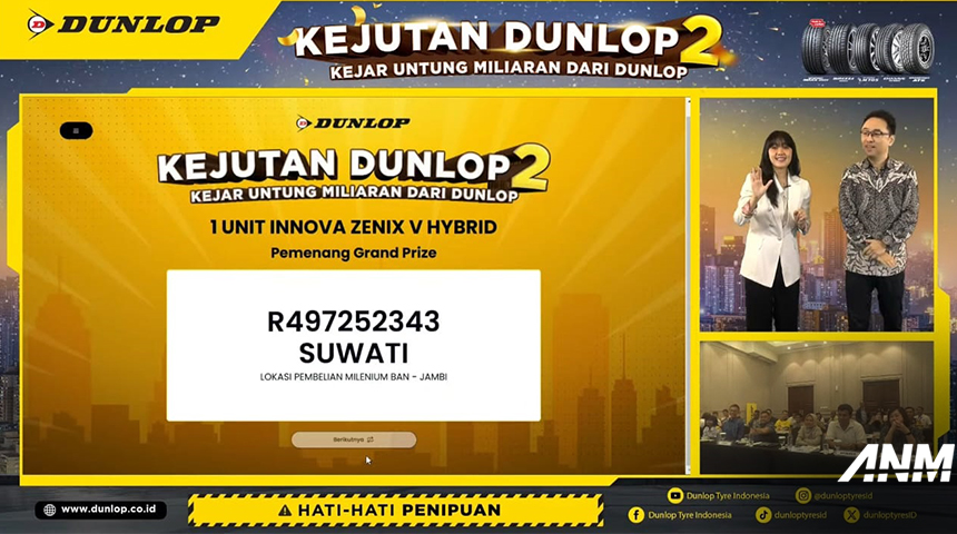 Aftermarket, undian-dunlop: Ini Dia Pemenang Toyota Innova Zenix Dari Dunlop!