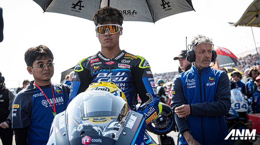 Berita, aldi-satya-yamaha-1: Aldi Satya, Pembalap Binaan Yamaha Racing Indonesia Berhasil Capai Target 10 Besar