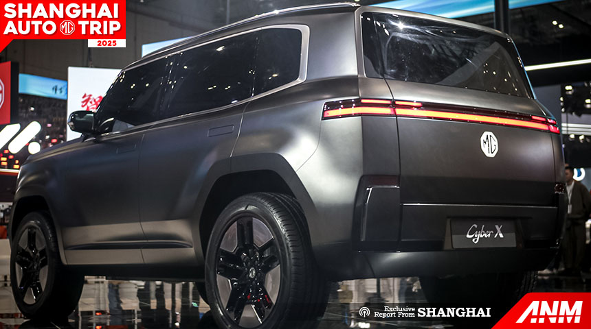 Auto Shanghai 2025, MG Auto Shanghai 2025 – Cyber X rear: Auto Shanghai 2025 : MG Cyber X, Alter Ego Cyberster Berbentuk SUV!